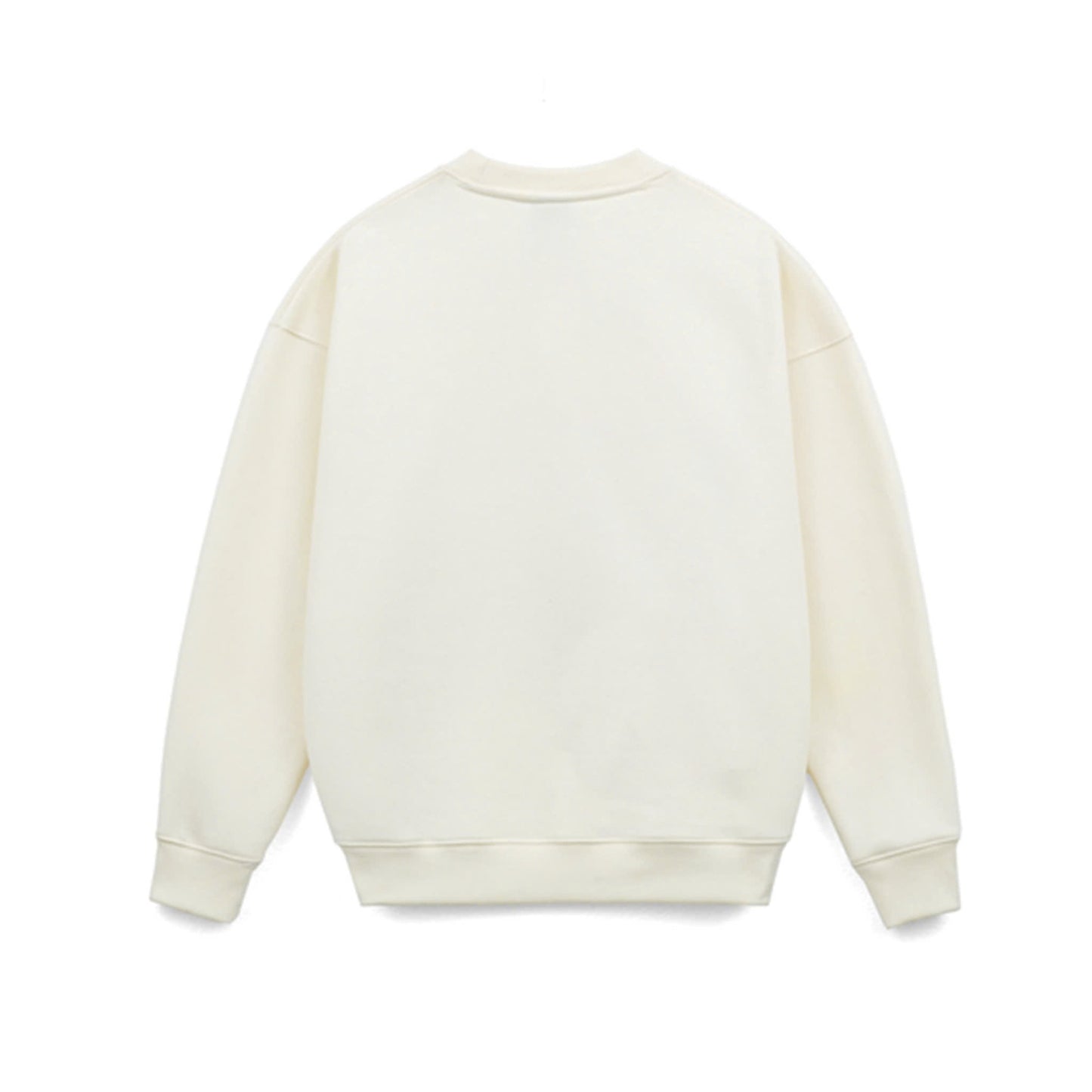 Beige Basic Sweatshirt